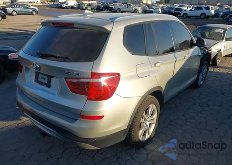 2015 BMW X3 xDrive35I z USA, uszkodzony, nr VIN 5UXWX7C51F0K34905